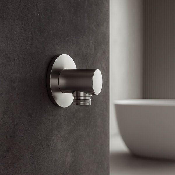 Attacco muro inox in acciaio inox 316L resistente alla corrosione per doccino flessibile