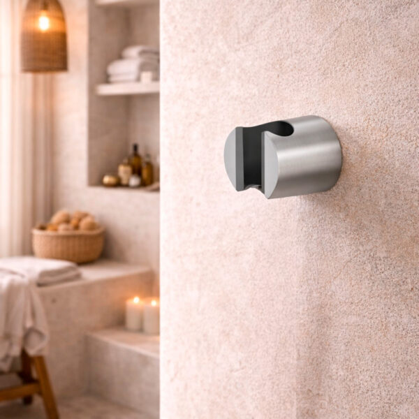Attacco muro doccino levante inox acciaio inox 316L satinato