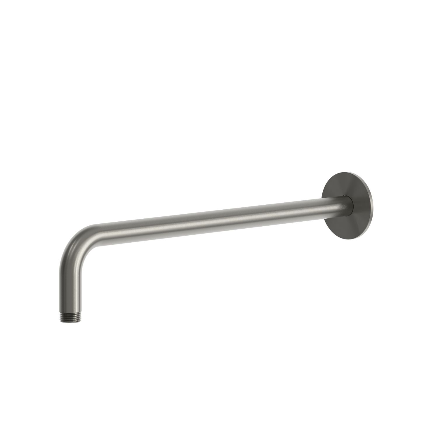 Braccio doccia parete lungo in acciaio inox 316L finitura canna fucile resistente - immagine 2