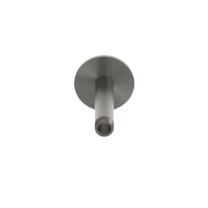 Braccio doccia corto fissaggio soffitto colore canna di fucile in acciaio resistente