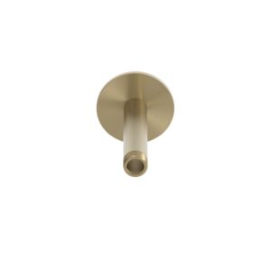 Braccio doccia soffitto corto oro in materiale resistente e durevole