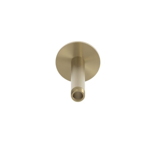 Braccio doccia soffitto corto oro in materiale resistente e durevole