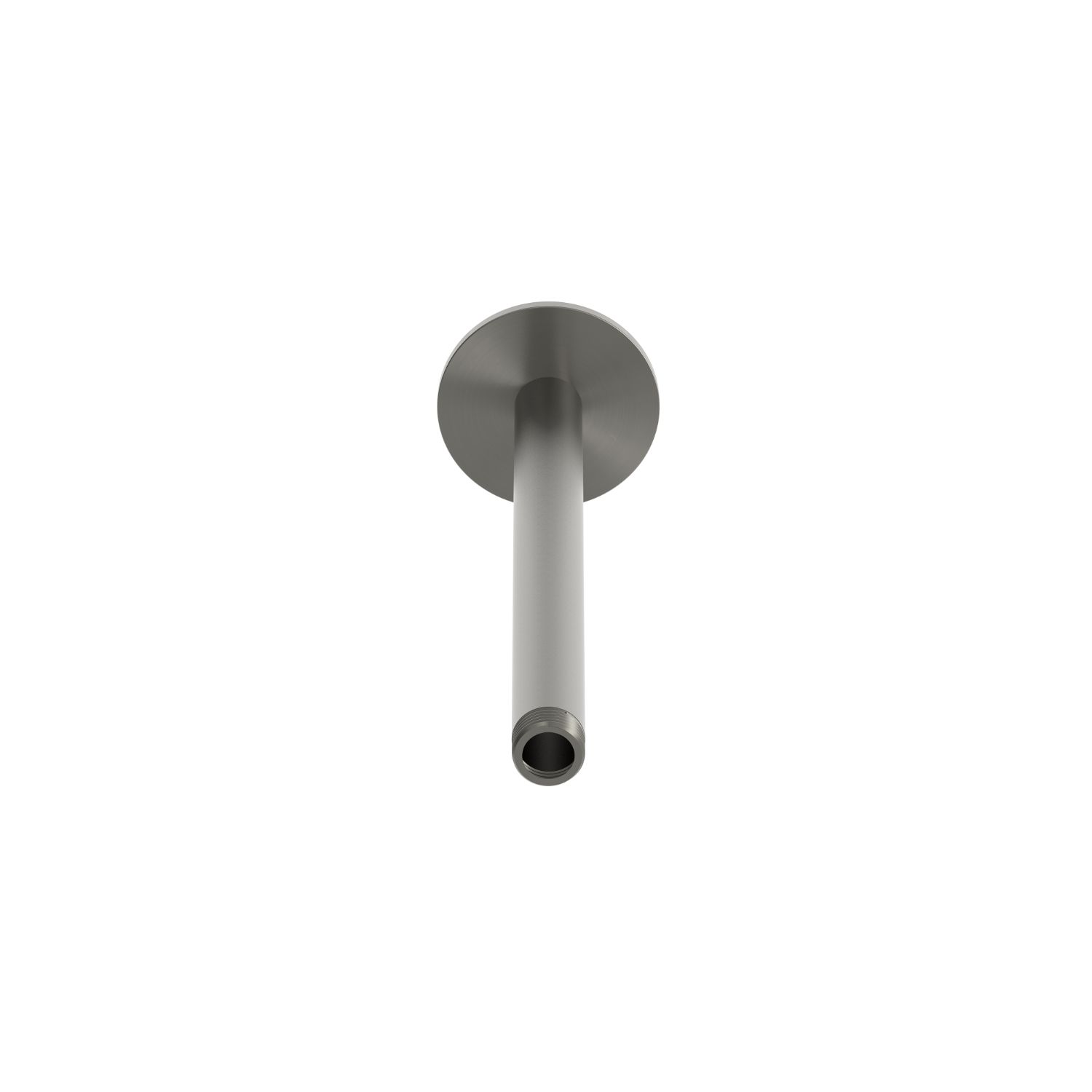 Braccio doccia da soffitto lungo colore canna di fucile in materiale resistente