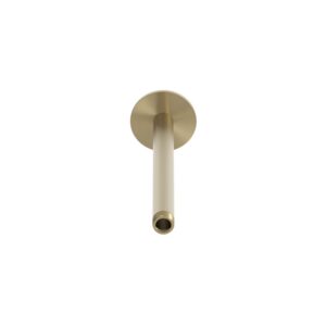 Braccio doccia da soffitto lungo colore oro in materiale resistente alla corrosione
