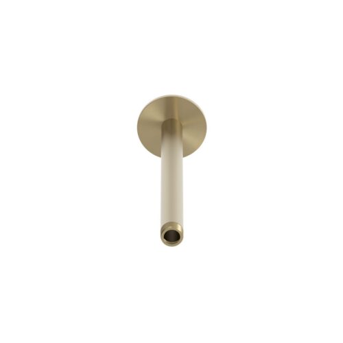 Braccio doccia da soffitto lungo colore oro in materiale resistente alla corrosione