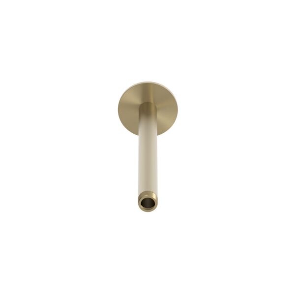 Braccio doccia da soffitto lungo colore oro in materiale resistente alla corrosione