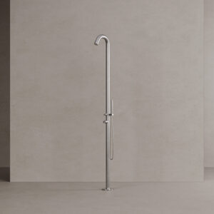 Doccia Curva Da Esterno In Acciaio Inox 316 Sined Doccia Alghero Inox