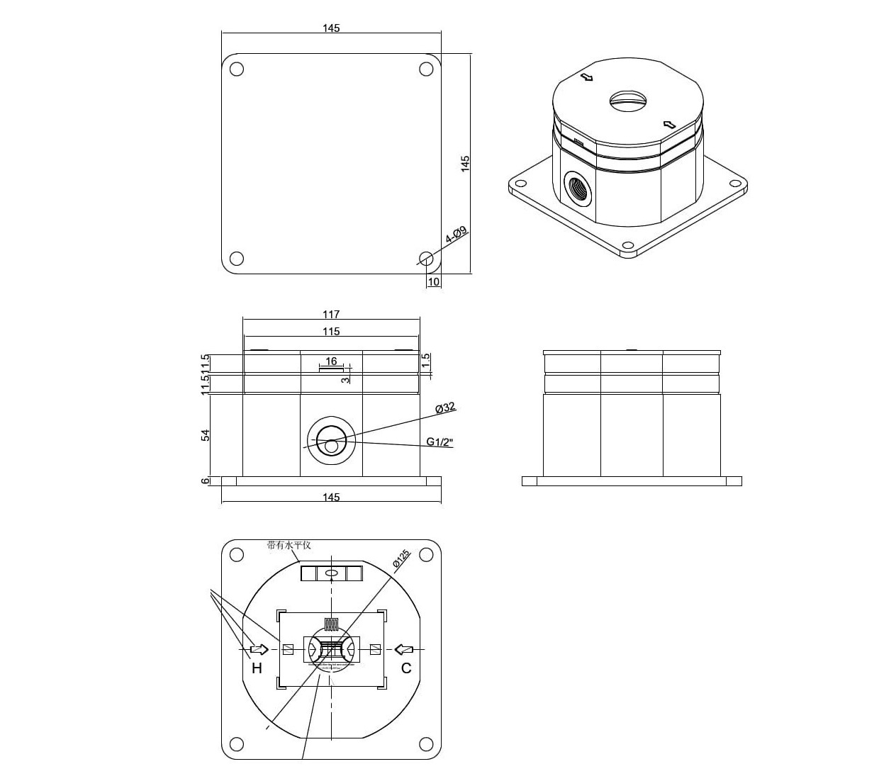 Sistema Fissaggio Rapido Docce Sined Doccia c Box Sicura e Facile Installazione Docce Inox Esterne - immagine 6