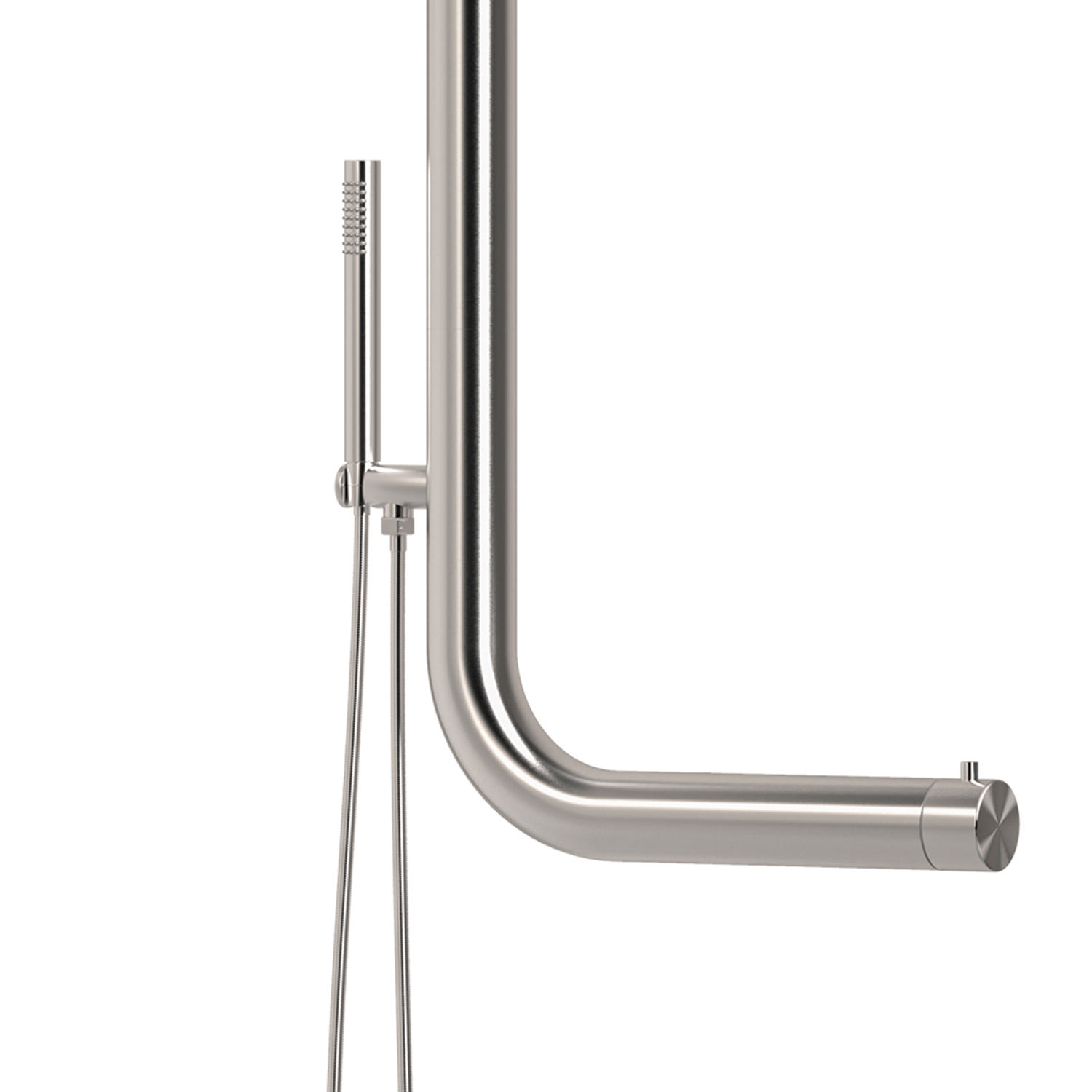 Doccia Esterna Acqua Calda e Fredda Sined Doccia Cabras Parete Inox - immagine 3
