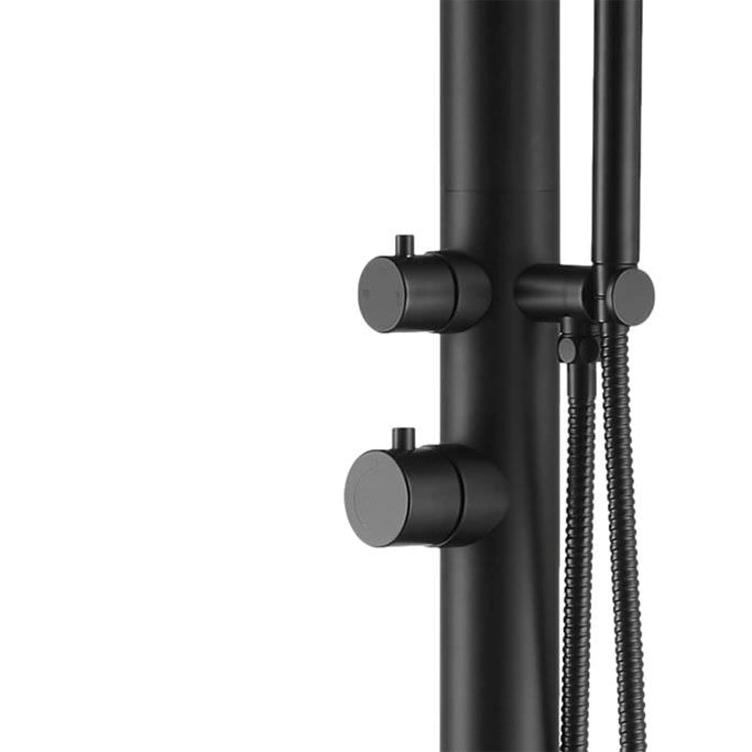 Doccia Nera Per Piscina In Acciaio Inox 316l Sined Doccia Chia Nera - immagine 3