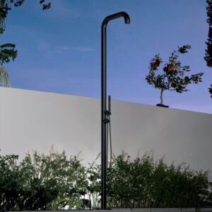Doccia Nera Per Piscina In Acciaio Inox 316l Sined Doccia Chia Nera