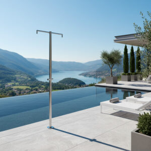 Doccia Acciaio Inox 316l Doppio Soffione Sined Doccia Inox Bicefalo