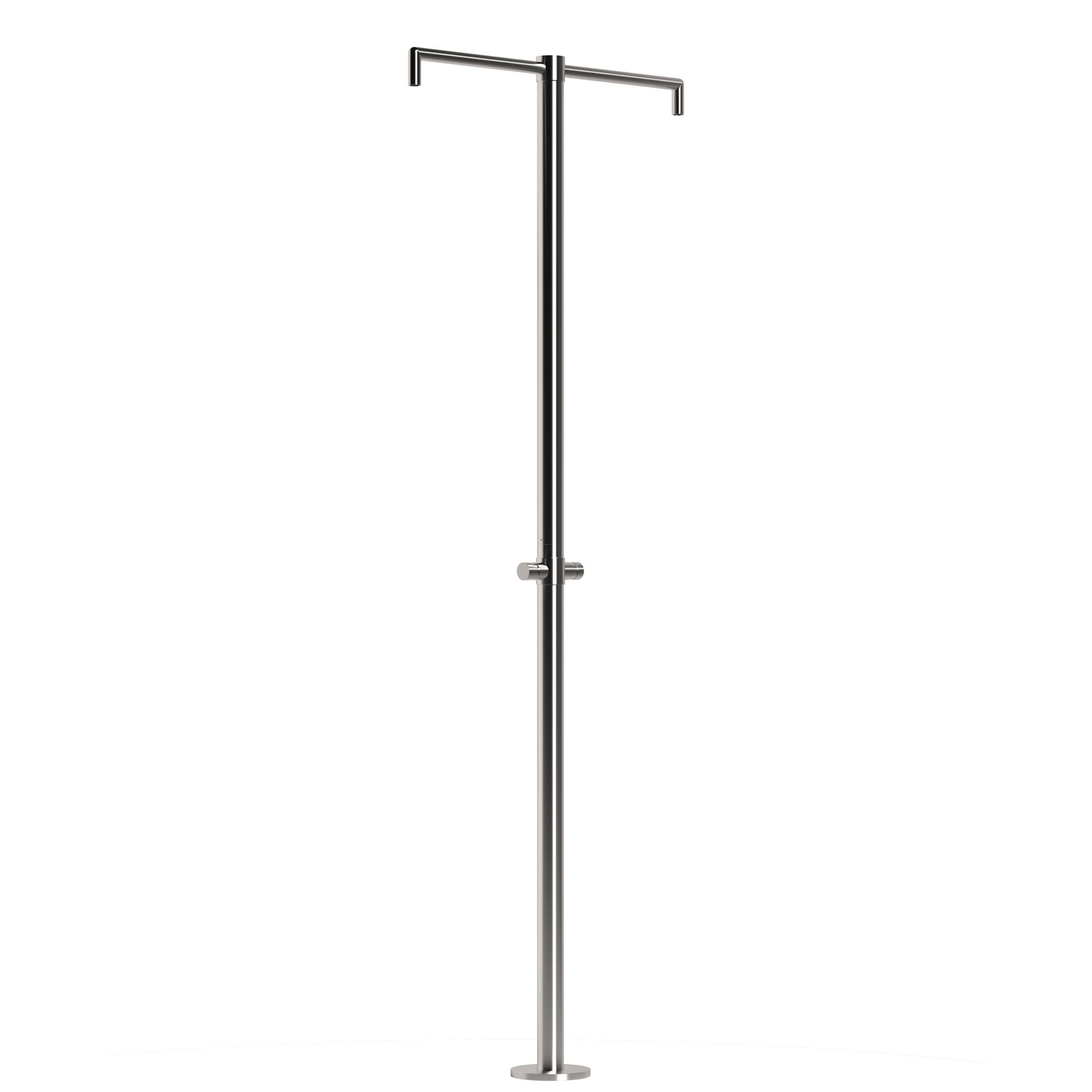 Doccia Acciaio Inox 316l Doppio Soffione Sined Doccia Inox Bicefalo - immagine 2