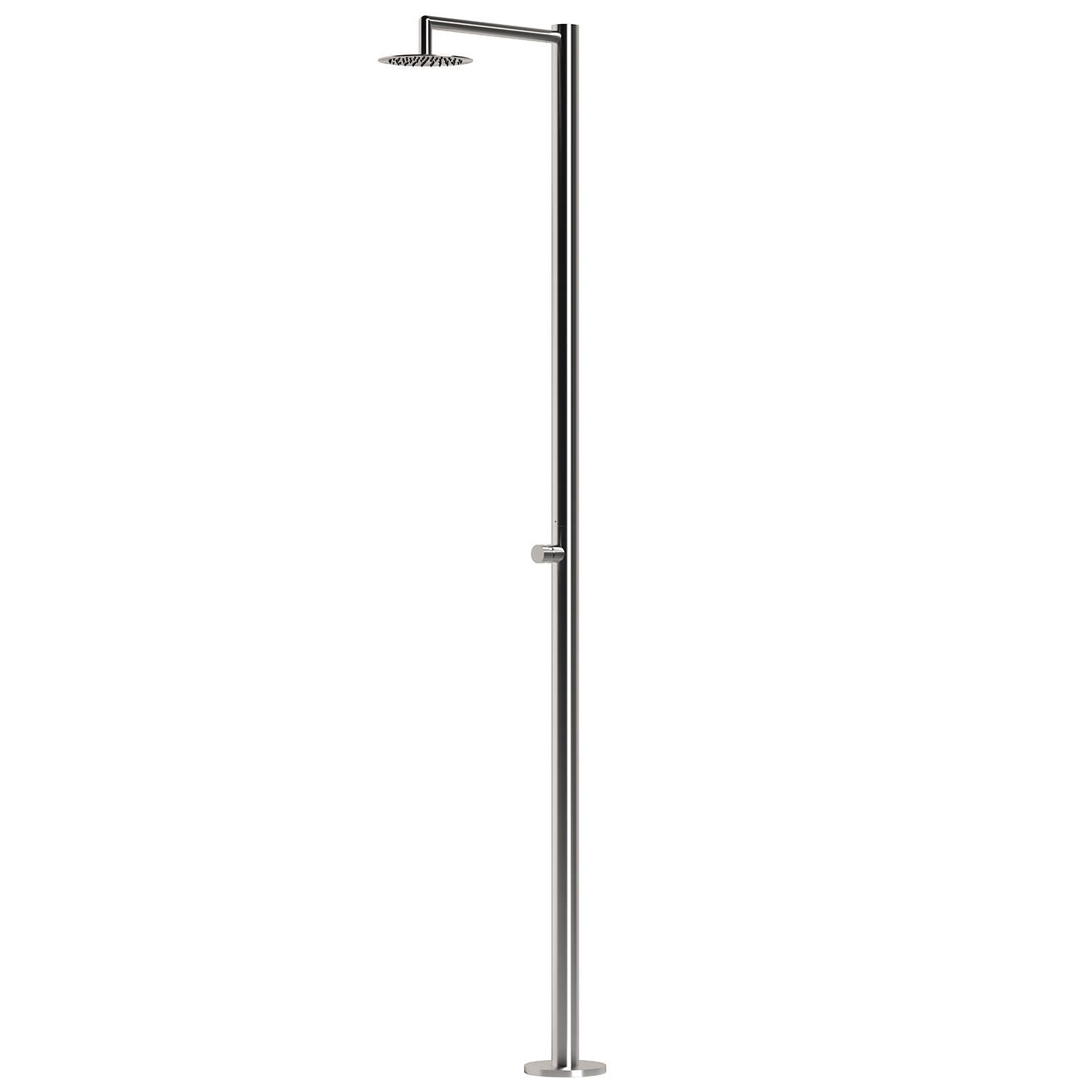Doccia Esterna Acqua Fredda 1 Soffione Sined Doccia Inox Polifemo - immagine 2