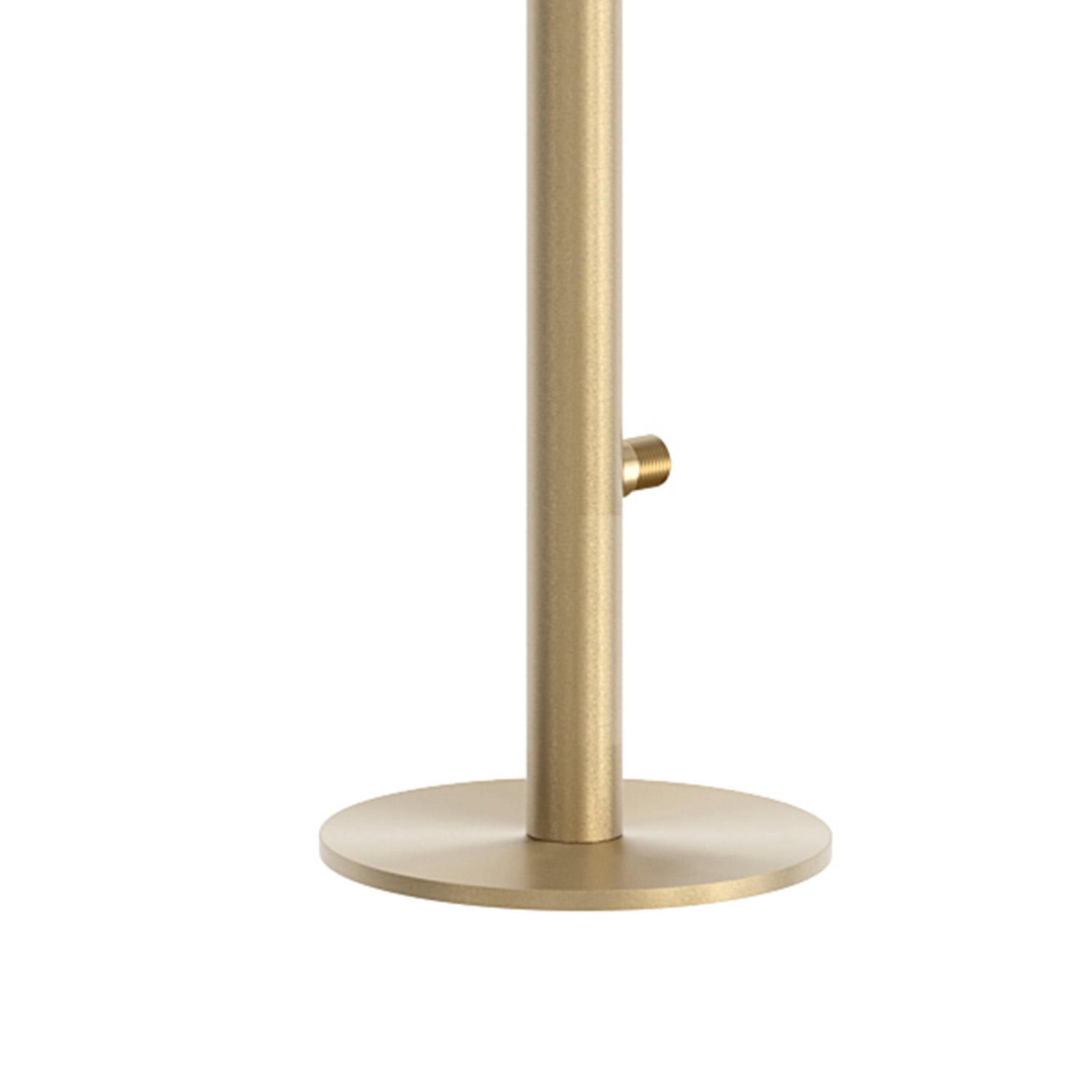 Doccia esterna oro in acciaio inox AISI 316L con soffione 25 cm e rubinetto integrato - immagine 4