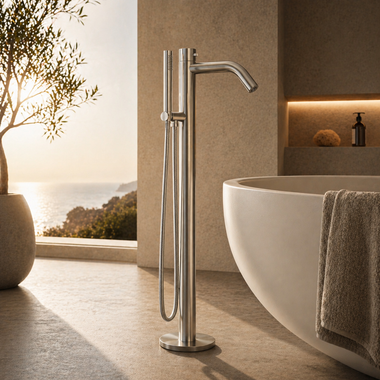 Mini Piantana In Acciaio Inox 316l Per Esterno Sined Oristano Ideale Anche Per Esterno - immagine 9