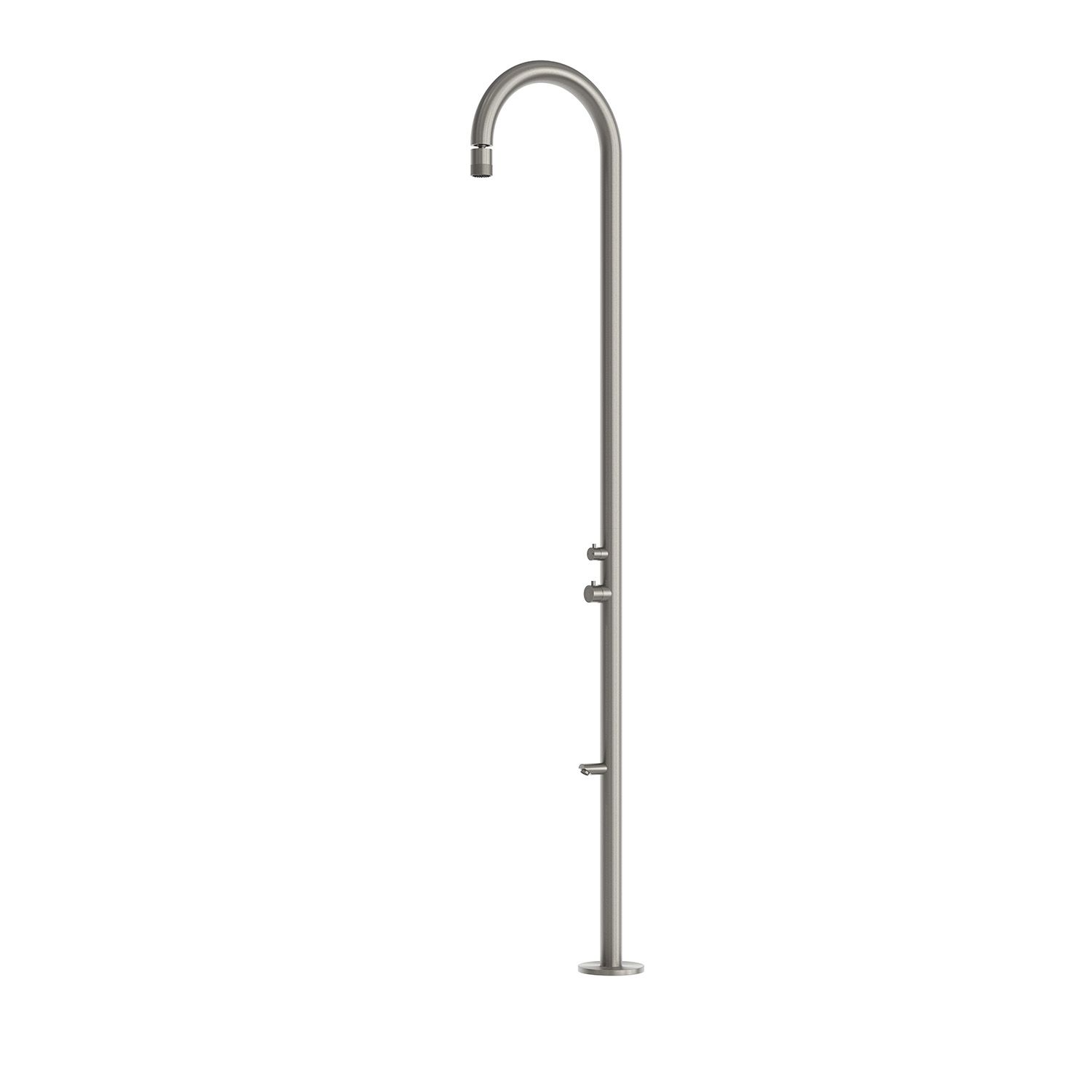 Doccia in acciaio inox 316L finitura canna fucile resistente a corrosione e usura - immagine 2