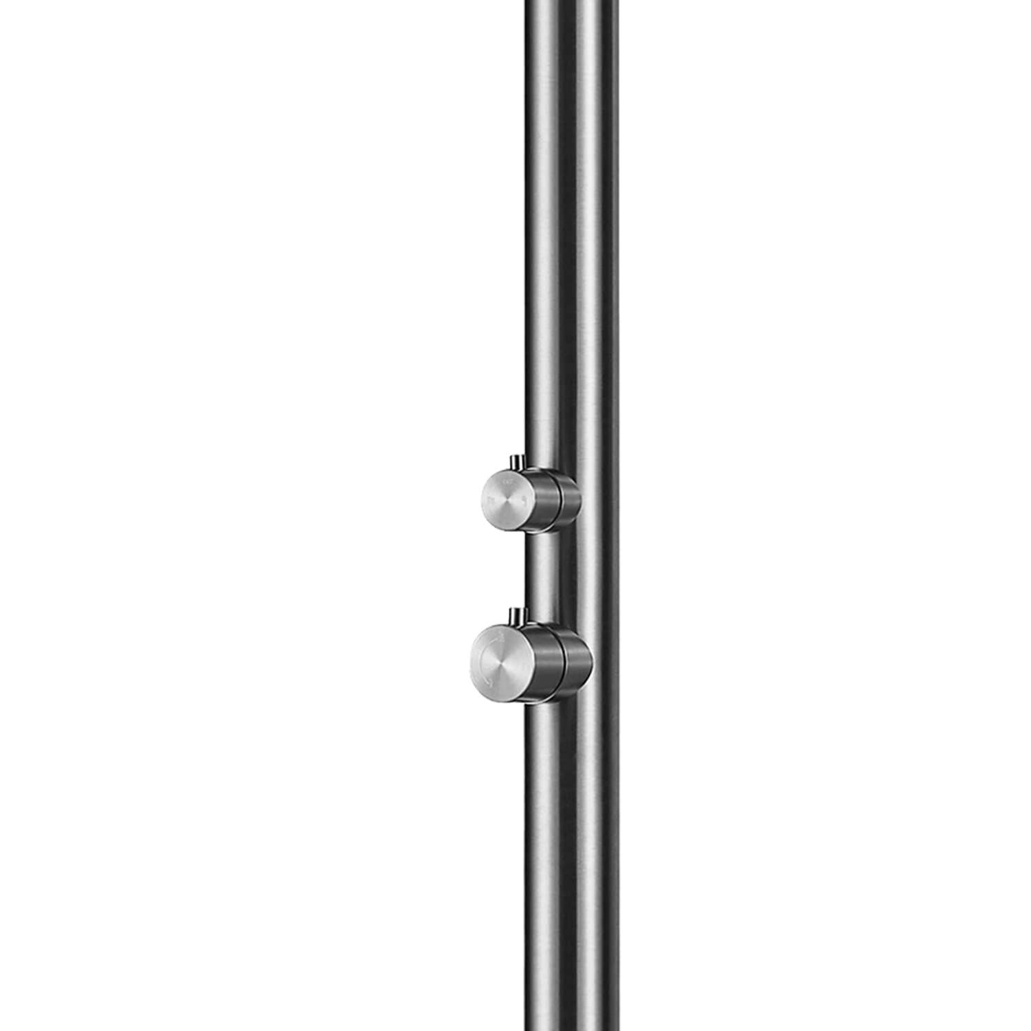Doccia Curva Per Piscina Inox 316l Satinato Sined Doccia Palau Inox - immagine 3