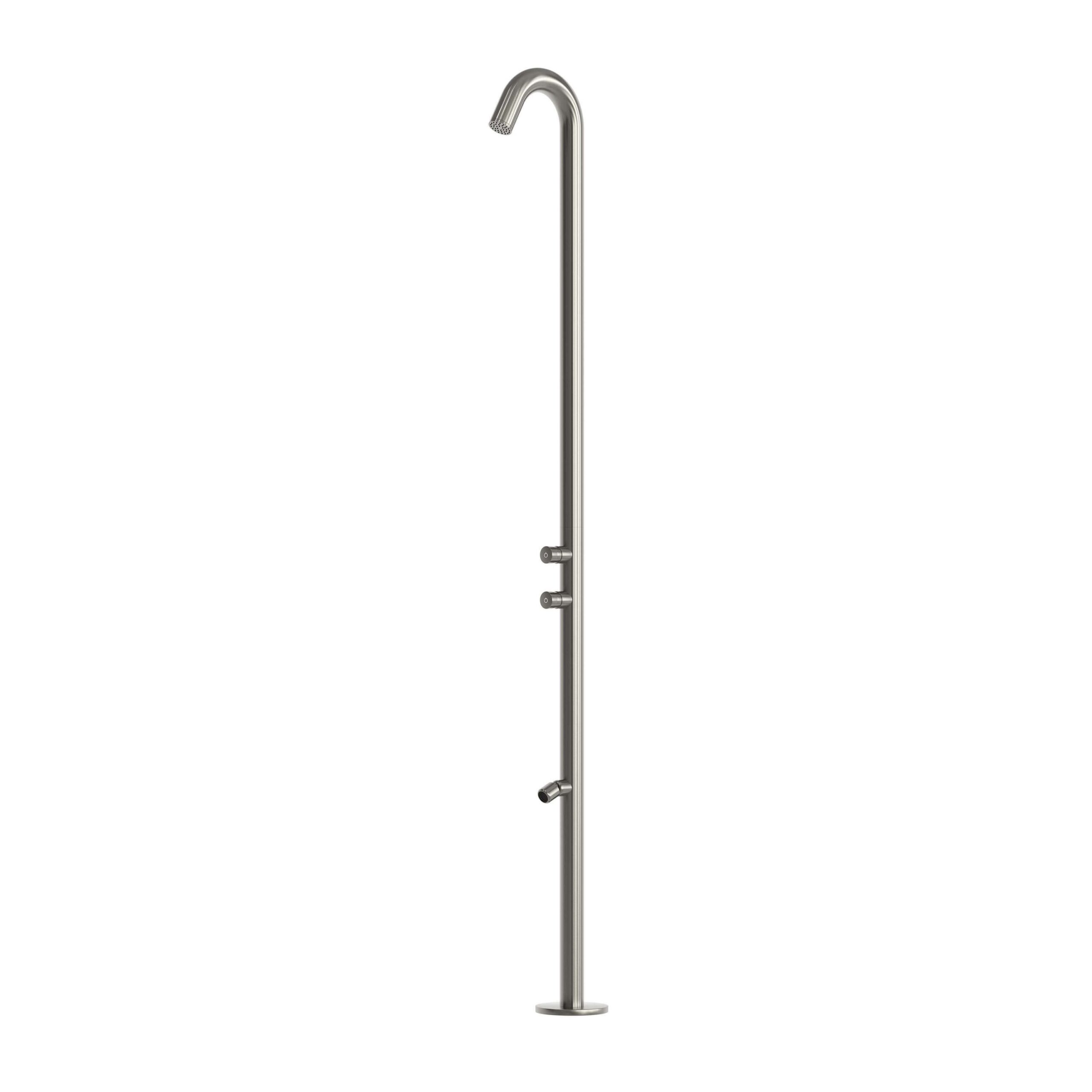 Doccia a doppio getto in acciaio inox 316L canna fucile - immagine 2