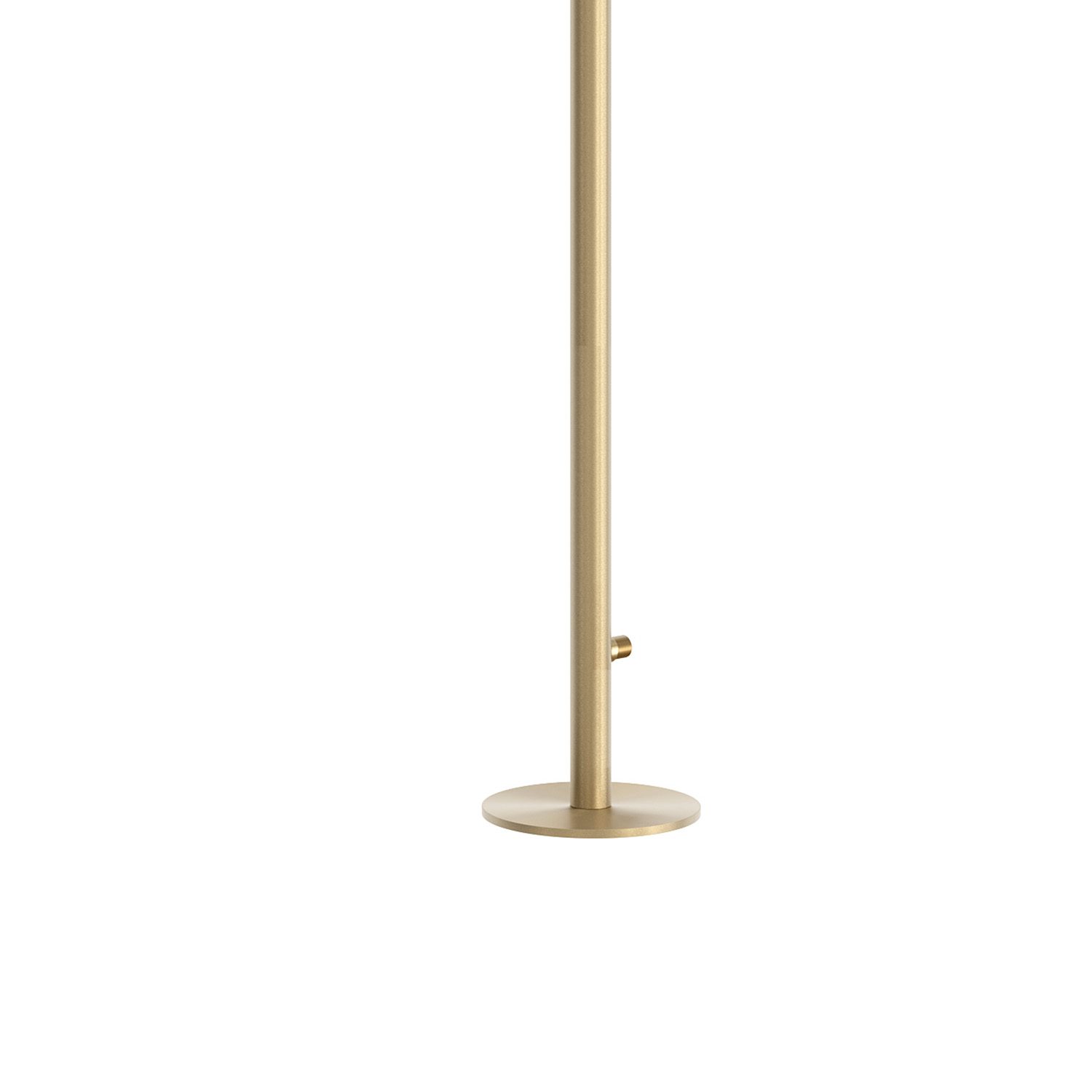 Doccia esterna oro in acciaio inox AISI 316L soffione Ø25 cm 1-2 - immagine 3