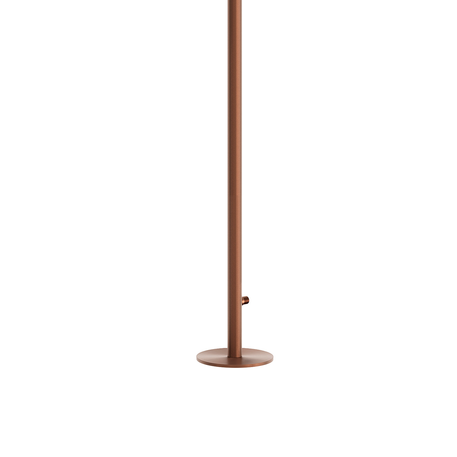 Doccia esterna oro rosa in acciaio inox AISI 316L acqua fredda Ø25 cm - immagine 3