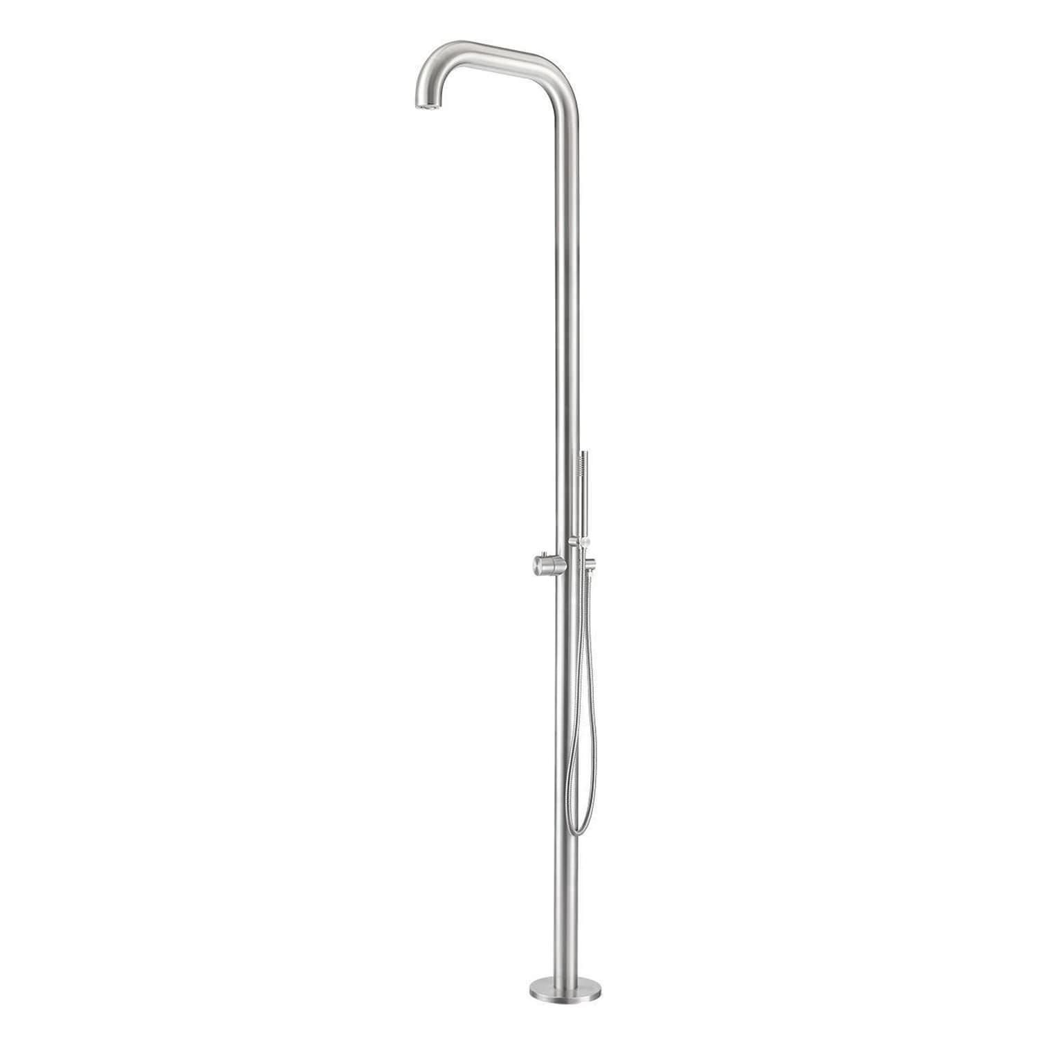 Doccia Per Esterno Inox Aisi 316l e Doccino Sined Doccia Sassari Inox - immagine 2