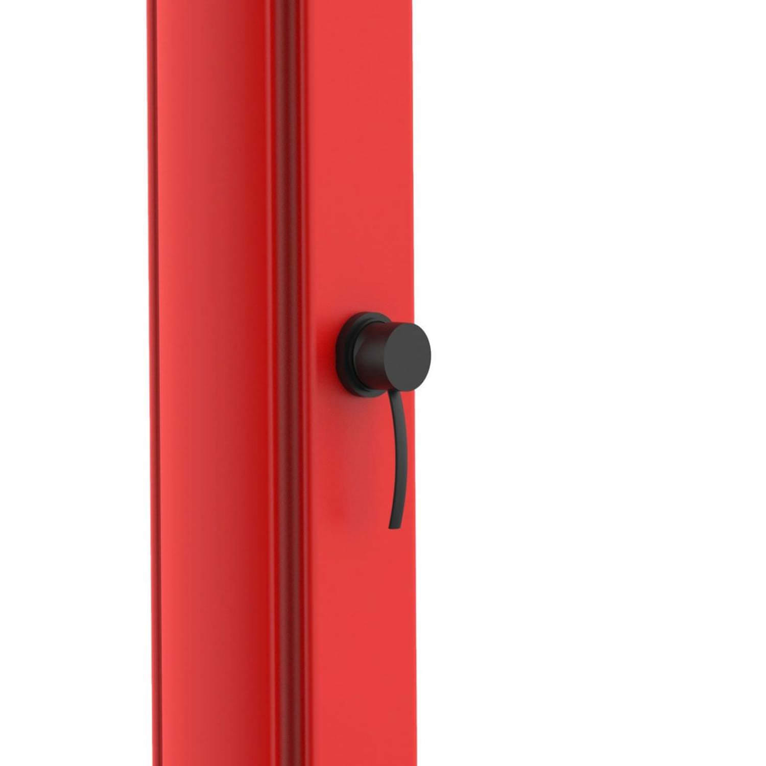 Doccia solare rossa SINED 40L 226cm ottone anticalcare - immagine 4