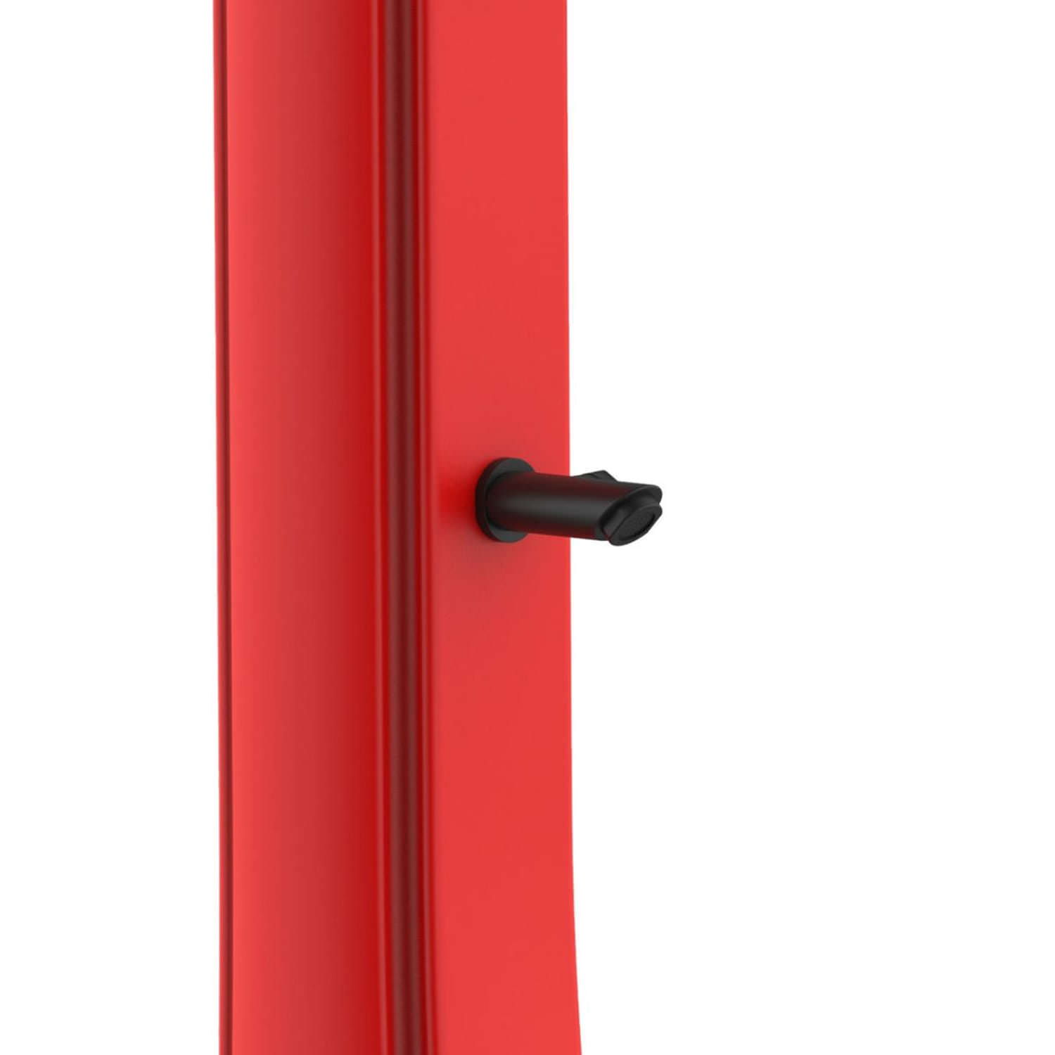 Doccia solare rossa SINED 40L 226cm ottone anticalcare - immagine 5