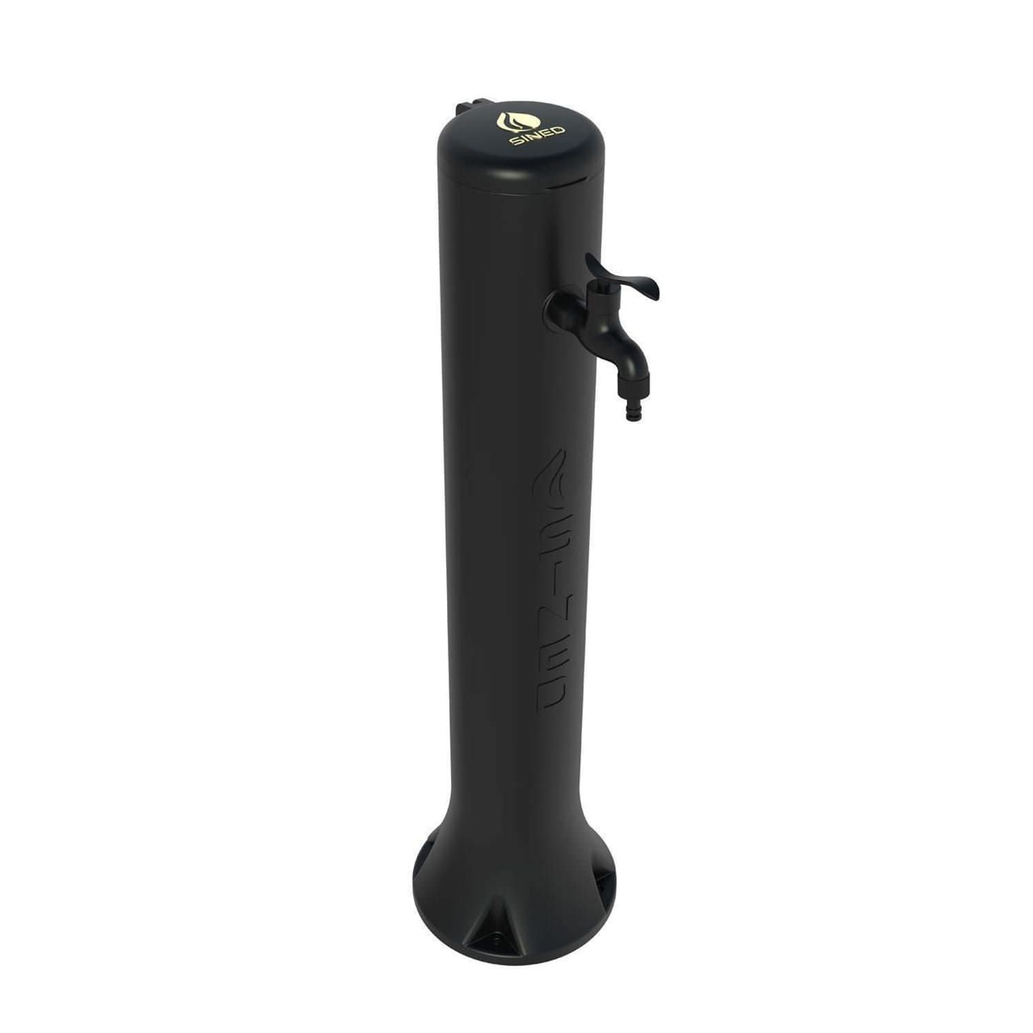 Fontanella Nera In Hdpe Con Attacchi Rapidi Sined Fontana Tritone Nera Realizzata In Hdpe - immagine 2