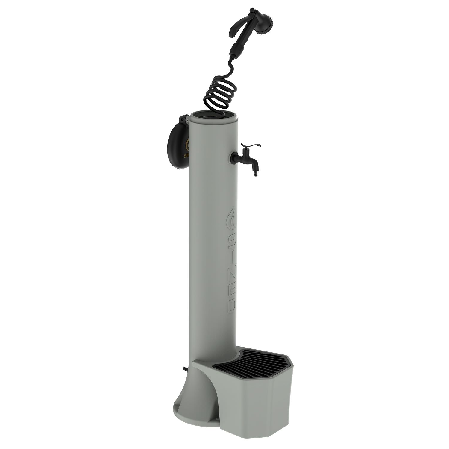 Fontanella Con Secchiello e Pistola Sined Fontana Tritone Pro Tortora Tubo Flessibile Lungo 75m - immagine 2