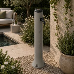 Fontanella In Hdpe Con Attacchi Rapidi Sined Fontana Tritone Tortora