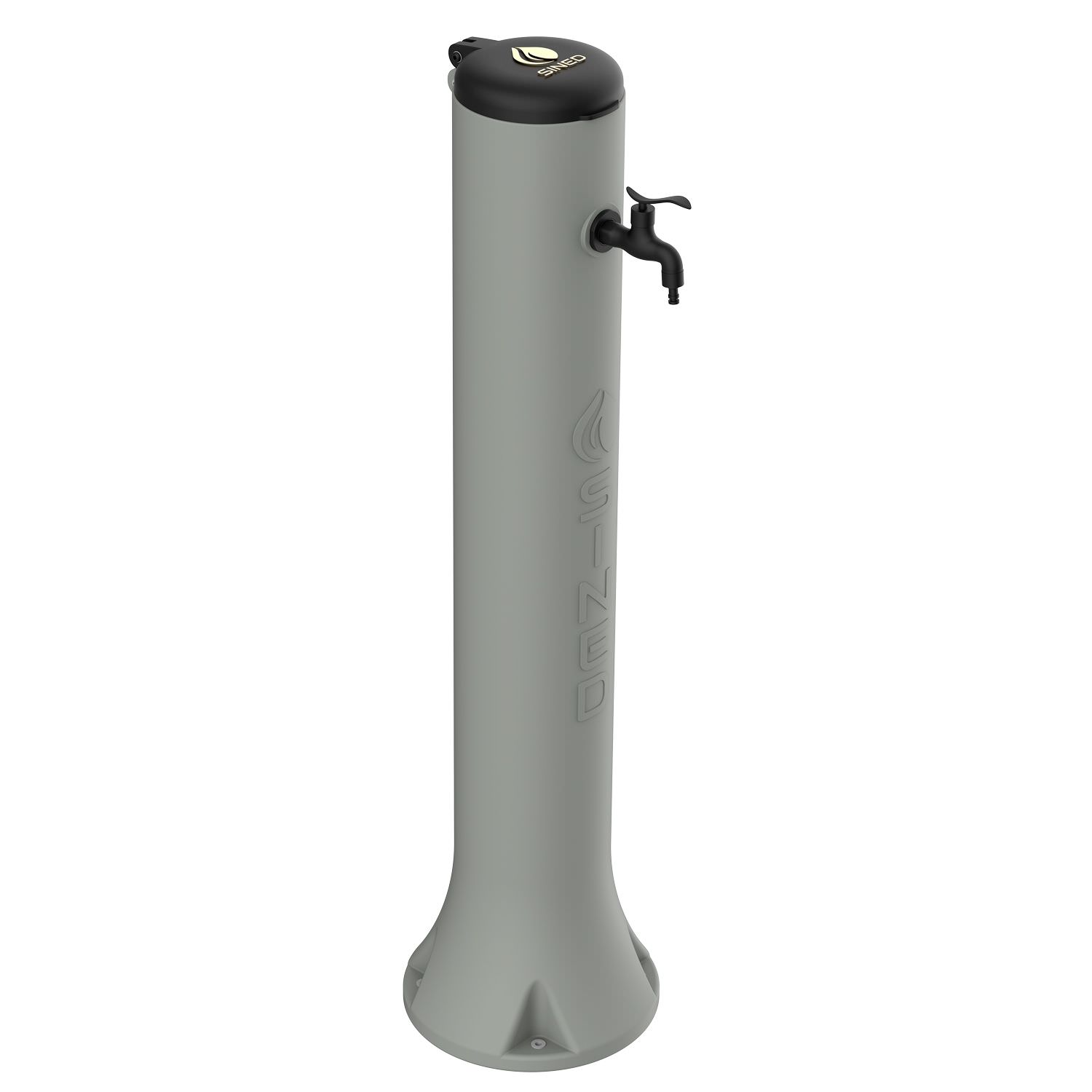 Fontanella In Hdpe Con Attacchi Rapidi Sined Fontana Tritone Tortora - immagine 2