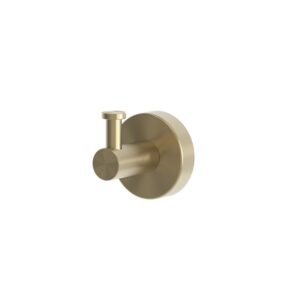 Gancio Porta Salviette Singolo da Parete Oro in Acciaio Inox 316L