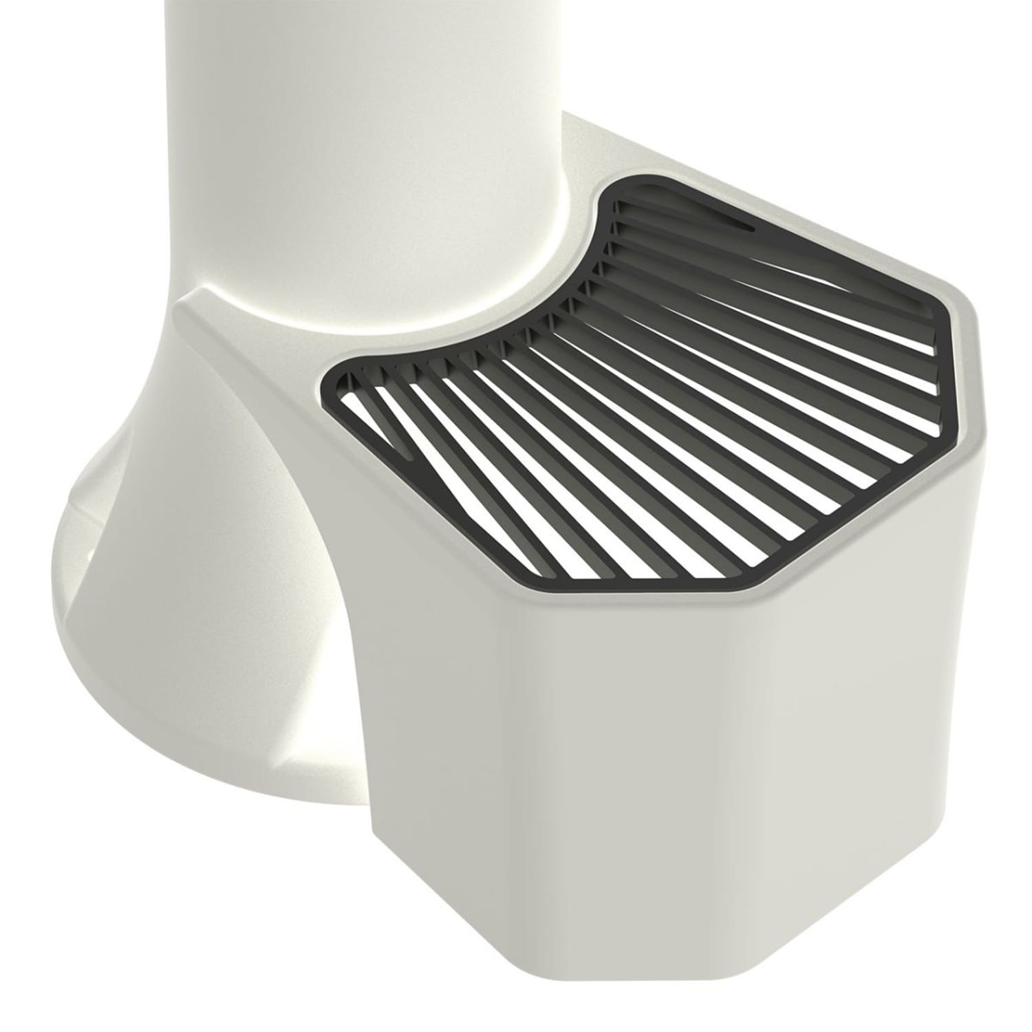 Kit Fontana Bianca Con Secchiello Sined Kit Fontana Tritone Bianco Realizzato In Polietilene Hd - immagine 5