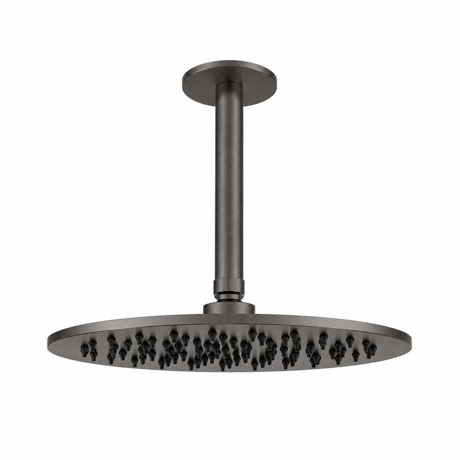 Kit soffione doccia soffitto 25 cm acciaio inox 316L canna fucile PVD