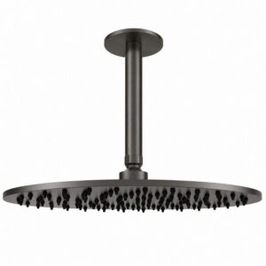 Kit braccio e soffione soffitto 30 cm acciaio inox 316L canna fucile