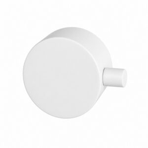 Maniglia deviatrice doccia bianca in acciaio inox 316L