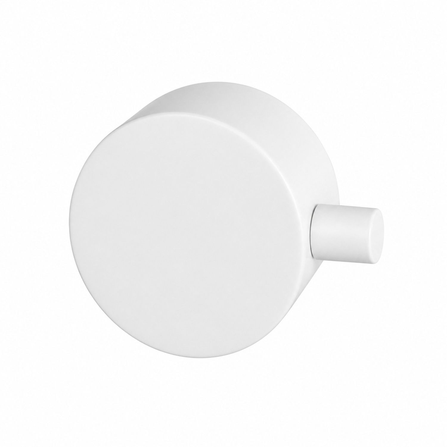 Maniglia deviatrice doccia bianca in acciaio inox 316L