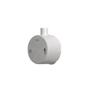 Maniglia doccia bianca in acciaio inox 316L design moderno funzionale