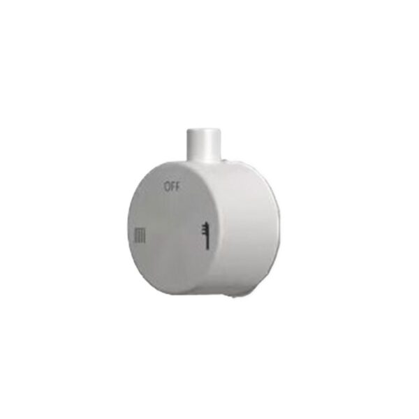 Maniglia doccia bianca in acciaio inox 316L design moderno funzionale