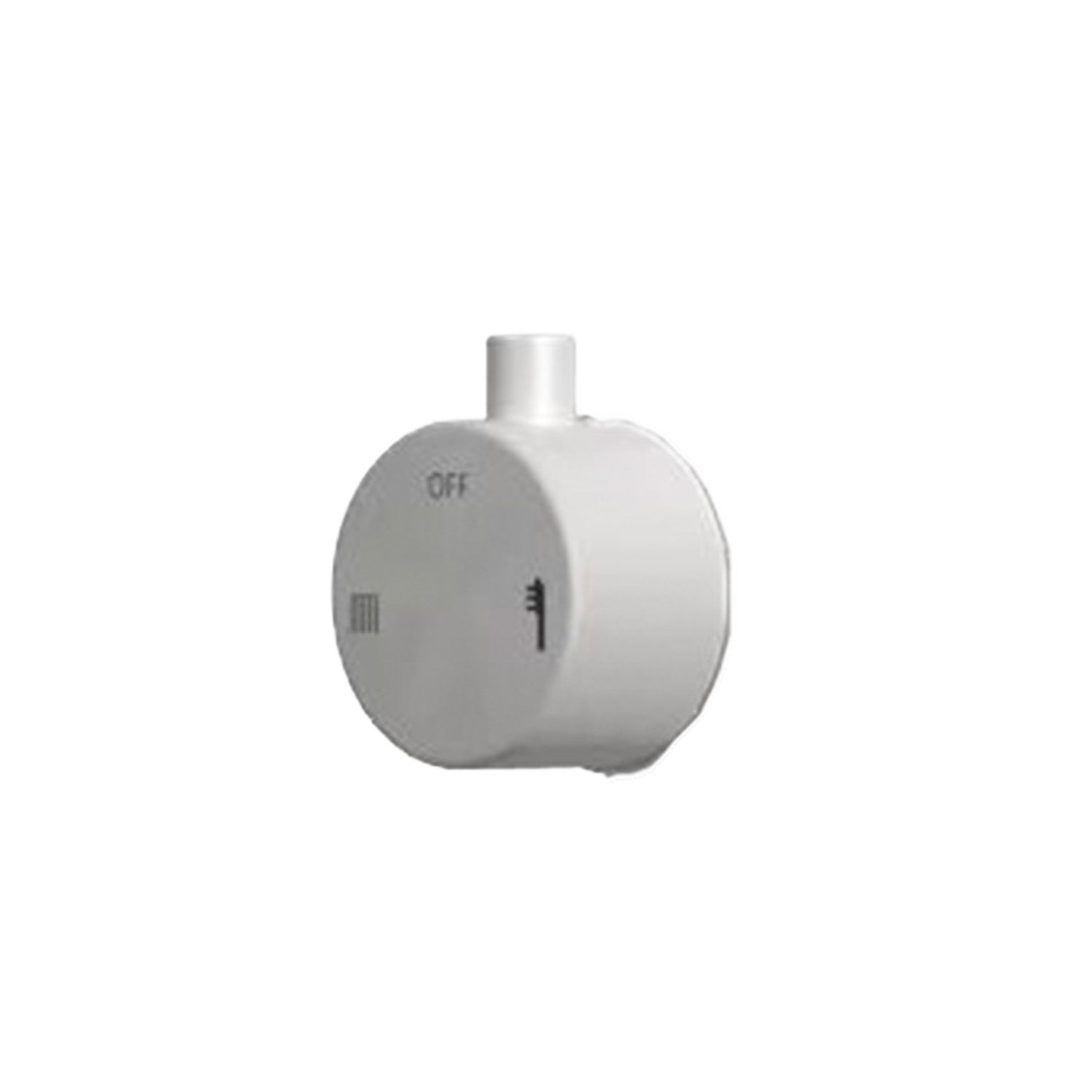 Maniglia doccia bianca in acciaio inox 316L design moderno funzionale