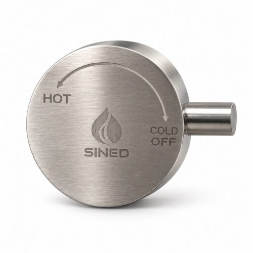 Maniglia di ricambio per miscelatore doccia inox acciaio inox 316L