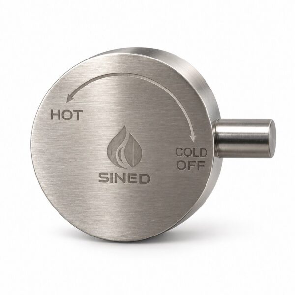 Maniglia di ricambio per miscelatore doccia inox acciaio inox 316L