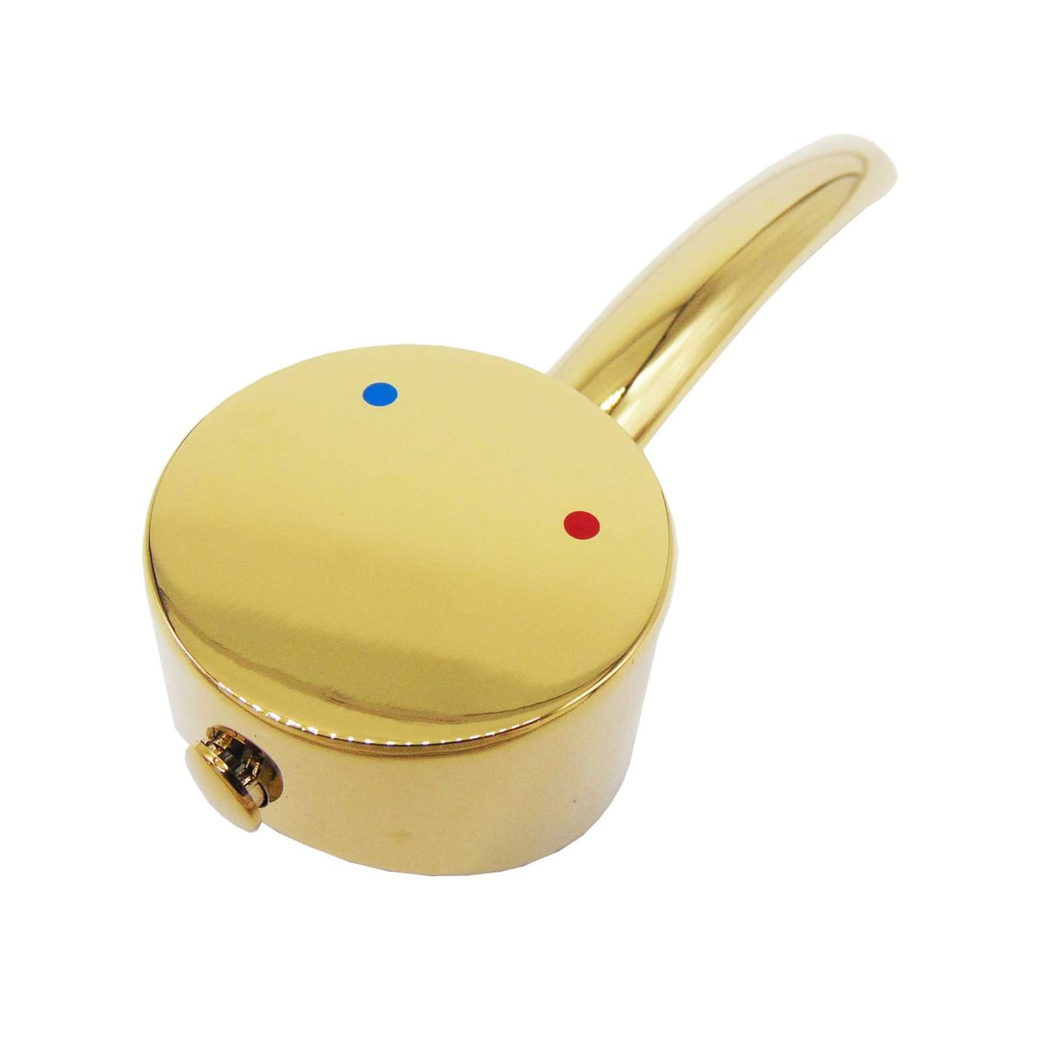 Maniglia ricambio miscelatore doccia in acciaio inox 316L finitura oro - immagine 2