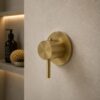 MISCELATORE MURO LEVANTE TERMOSTATICO ORO Ambientata 100x100