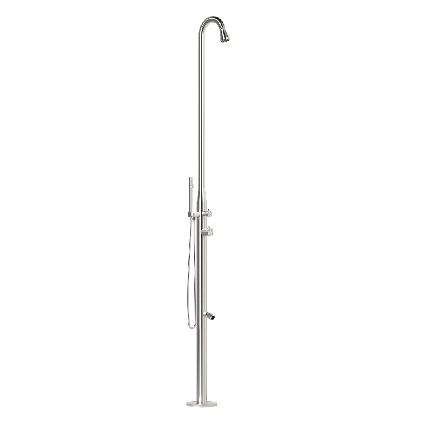 MX1006-INOX Doccia piscina inox in acciaio inox 316L resistente a salsedine e chimici - immagine 2