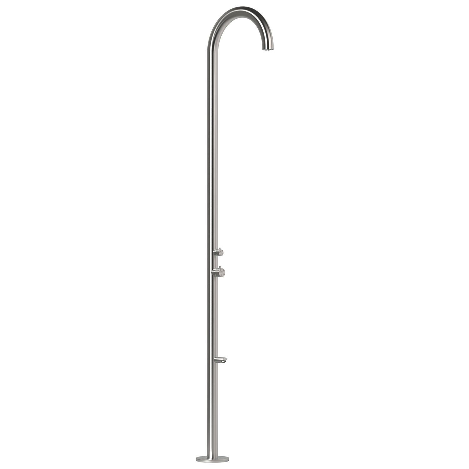 MX1007S-INOX Doccia piscina inox in acciaio inox 316L resistente alla corrosione - immagine 2