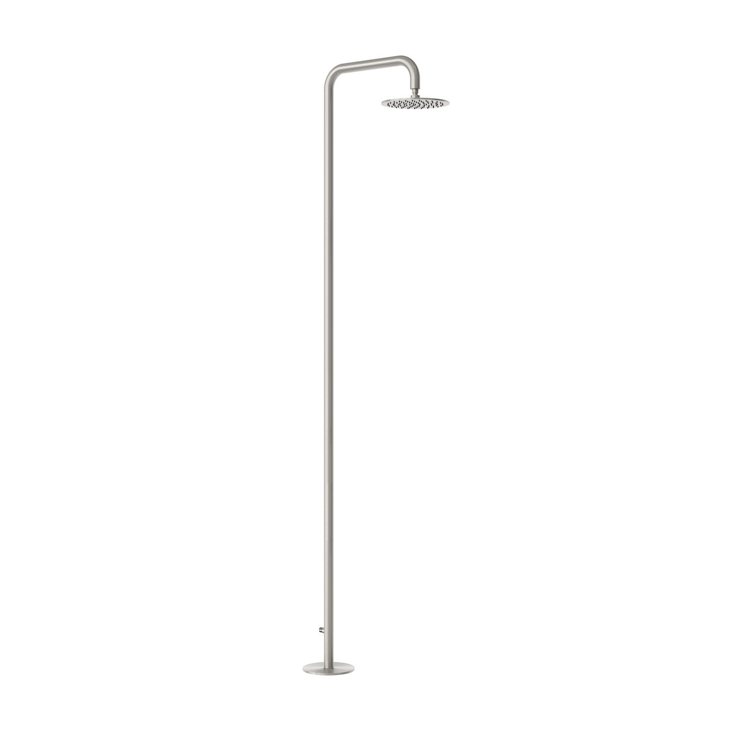MX3038T-INOX Doccia piscina inox acciaio inox 316L soffione 25 cm anticalcare - immagine 2