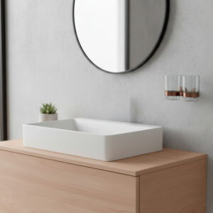Portabicchieri doppio in acciaio inox 316L con finitura oro rosa