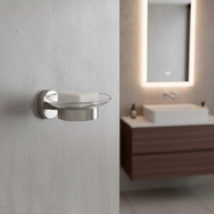 Porta Sapone da Muro Inox Satinato 316L Resistente alla Corrosione